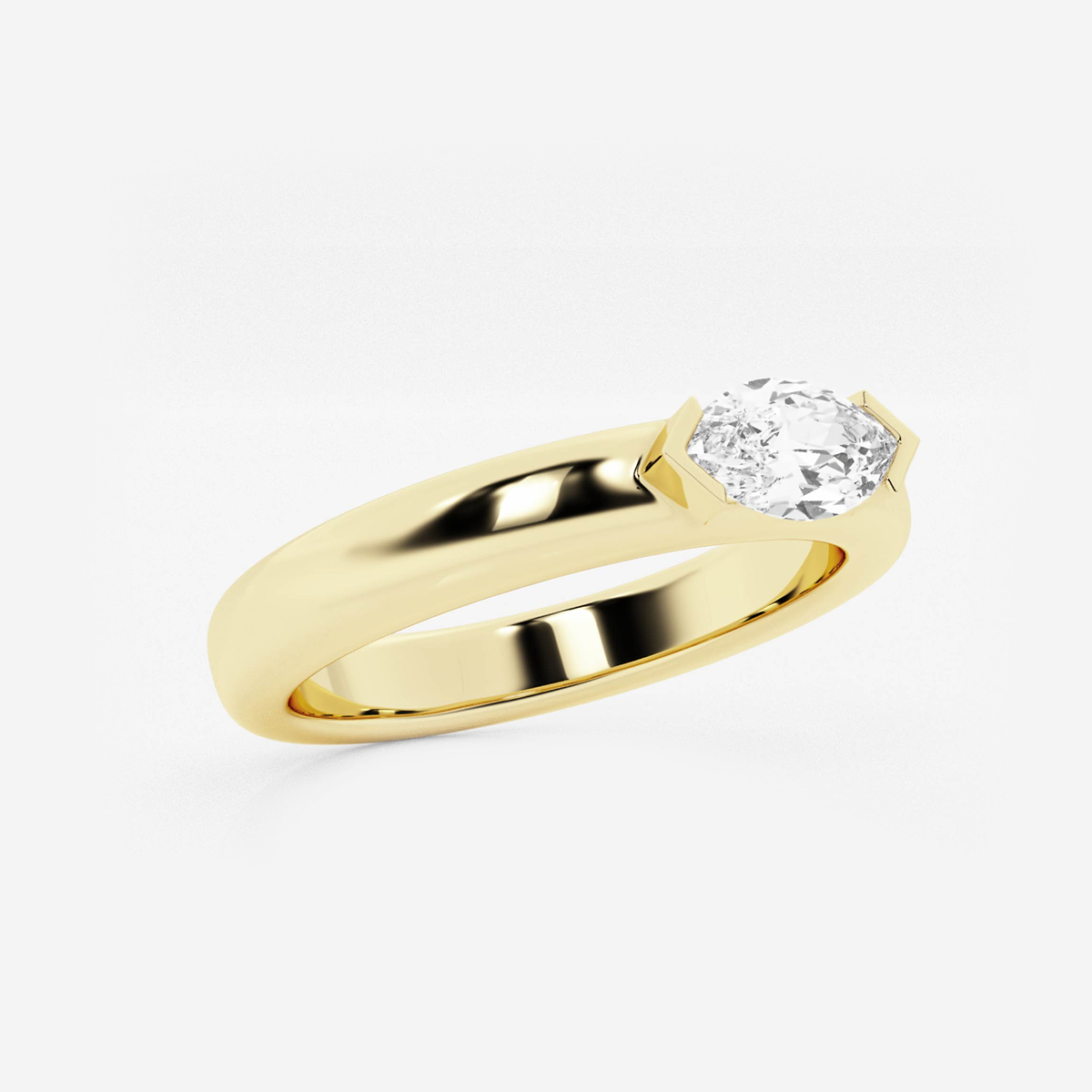 Additional Image 1 for  näas 1/2 ctw Marquise Lab Grown Diamond East-West Stackable Ring